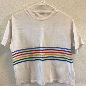 brandy melville striped tshirt